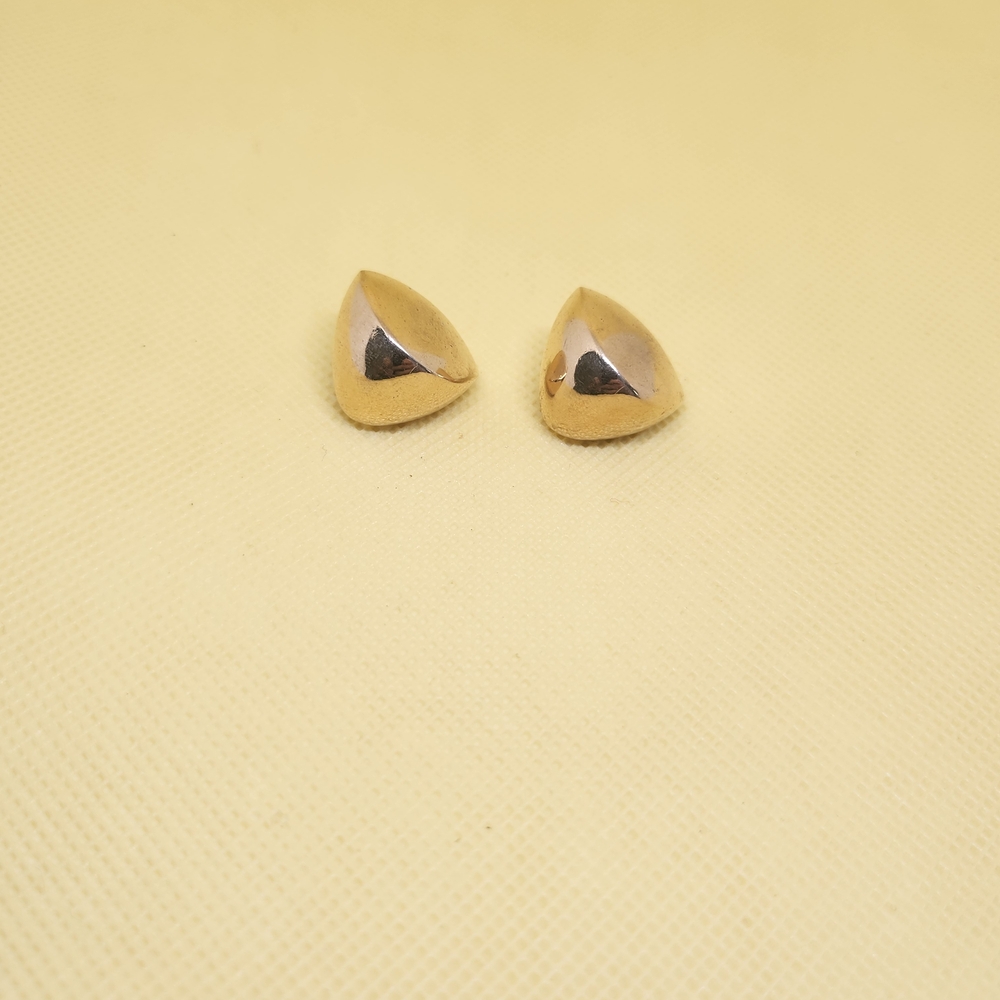 Liz Claiborne Gold Triangle Earrings